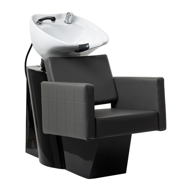Bac à shampoing Gabbiano Ankara – gris – photo 1