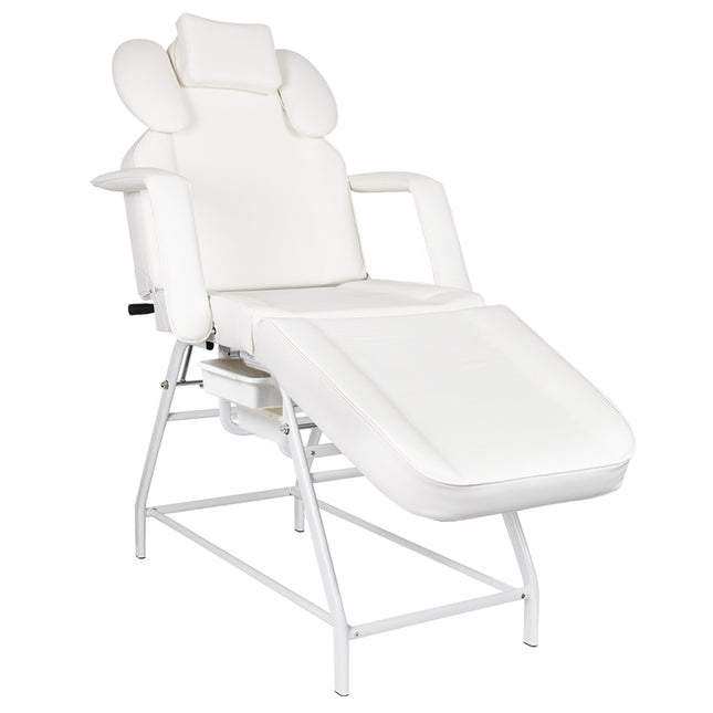 Ivette Eyelash Treatment Chair – biały – zdjęcie 1