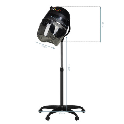 gabbiano-standing-dryer-1600-one-speed-black-4649