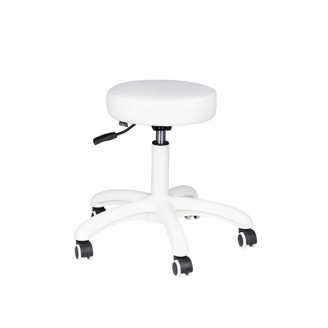 Taboret kosmetyczny AM-303-2 – biały – zdjęcie 1