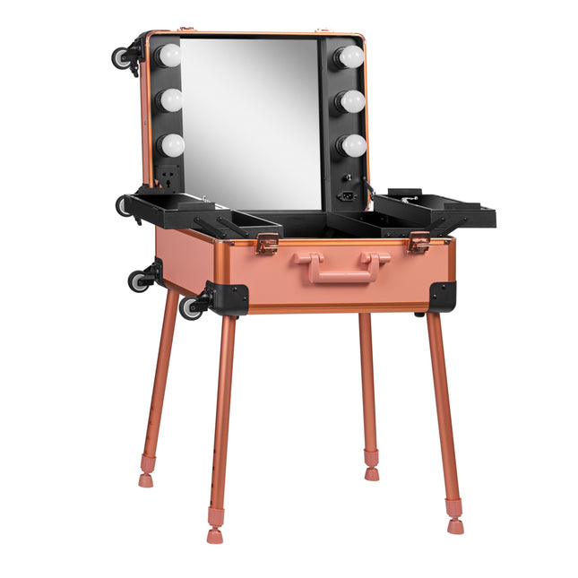 Tragbarer Ständer T-27 Roségold – Bild 1