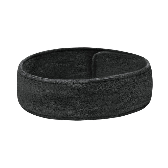 Bandeau en tissu éponge graphite – photo 1