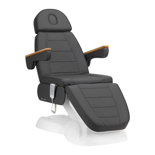 Elektryczny fotel kosmetyczny Sillon Lux 273B 3-silnikowy – szary – zdjęcie 1