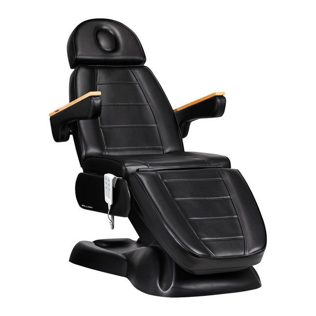 Elektryczny fotel kosmetyczny Sillon Lux 273B 3 silniki – czarny – zdjęcie 1