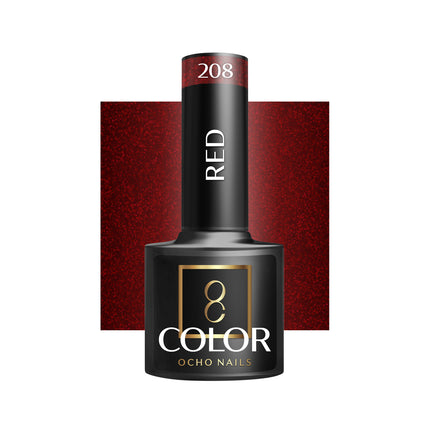 ocho-nails-hybrid-nail-polish-red-208-5g-2724