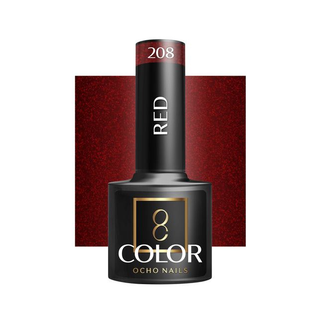 ocho-nails-hybrid-nail-polish-red-208-5g-2724
