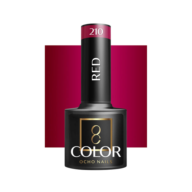 ocho-nails-hybrid-nail-polish-red-210-5g-2732