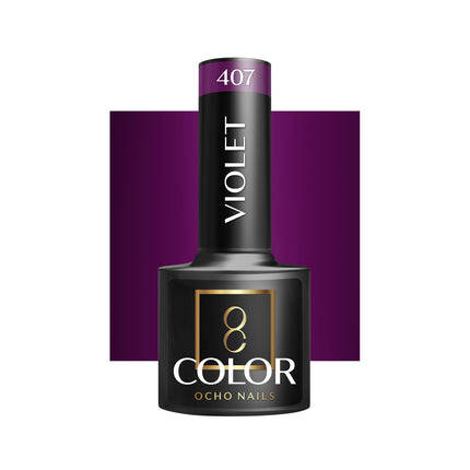 OCHO NAILS Lakier hybrydowy fioletowy 407 -5 g