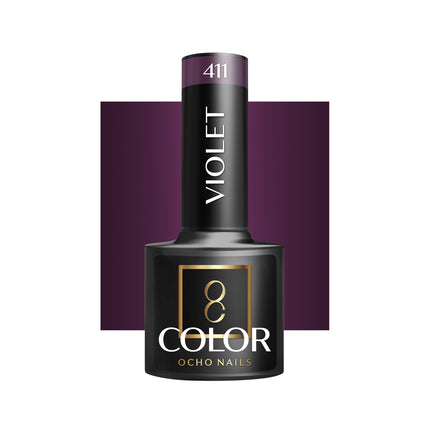 OCHO NAILS Lakier hybrydowy fioletowy 411 -5 g
