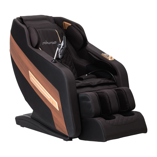 Massagestoel Sakura 306A houten leder – foto 1