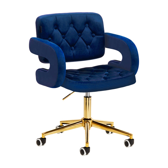 Fotel salonowy 4Rico QS-OF213G – granatowy – zdjęcie 1
