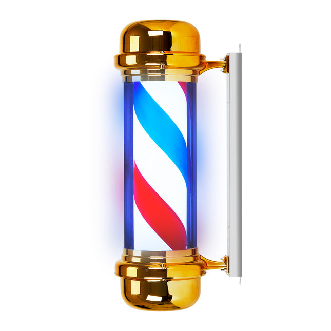 Plafondlamp Verlichte barbershop BB-02 goud groot – foto 1