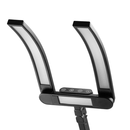 Lampa do manicure Glow L05 wygięta do użytku biurkowego, czarna 