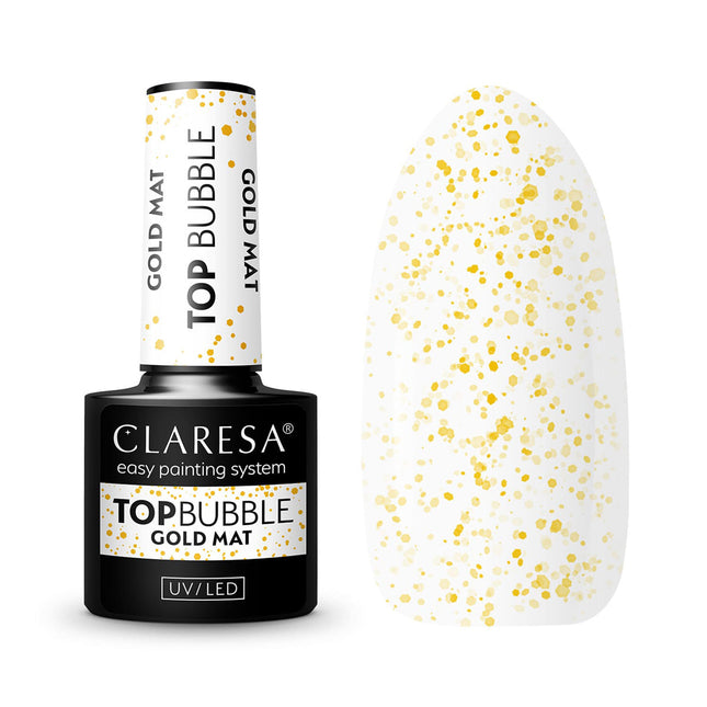 claresa-top-bubble-gold-matt-no-wipe-5g-336