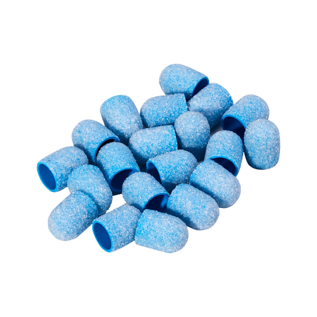 Schuurkap Exo medium 10 mm 60 grit 20 stuks – blauw – foto 1
