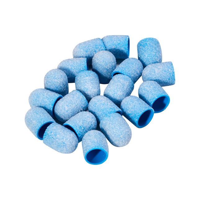 Schuurkap Exo medium 10 mm 80 grit 20 stuks – blauw – foto 1