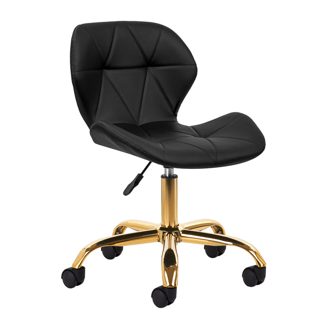 Kosmetikhocker QS-06G – Schwarz – Bild 1