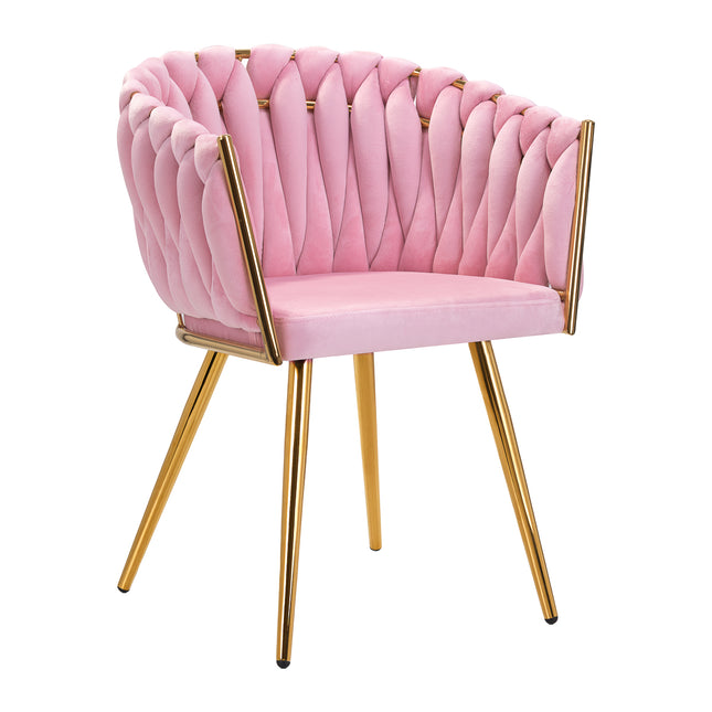 Salonstoel 4Rico QS-GW06G – roze – foto 1