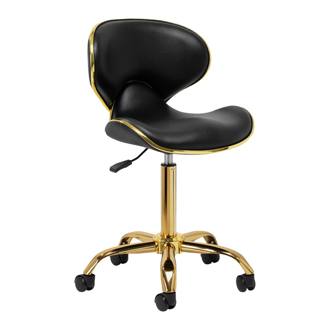 Beauty stool Gabbiano Q-4599G – black – image 1