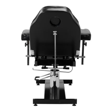 Tattoo chair Pro Ink 210DH with a cradle black