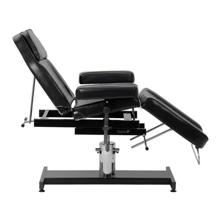 Tattoo chair Pro Ink 210DH with a cradle black