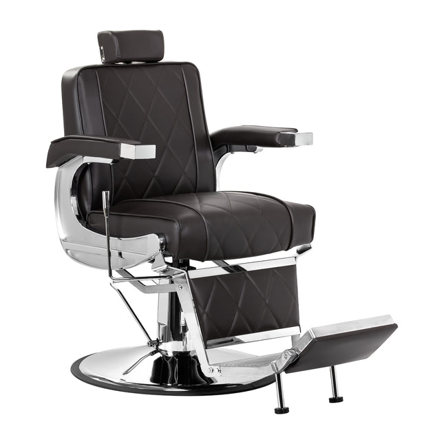Fauteuil barbier Hair System BM88066 – marron – photo 1