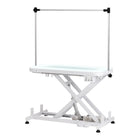 Elektrische Trimmtafel P4W 3 Wit met Verlicht Werkblad, Hoogteverstelling en Dubbele Trimarm