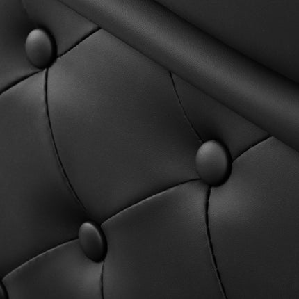 Gabbiano barber stoel Francesco Zwart zwart