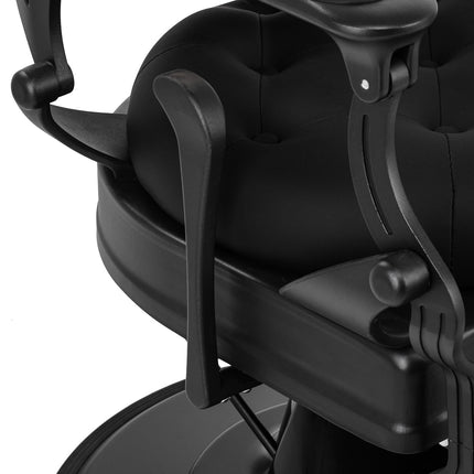 Barber chair Gabbiano Niccolo Black