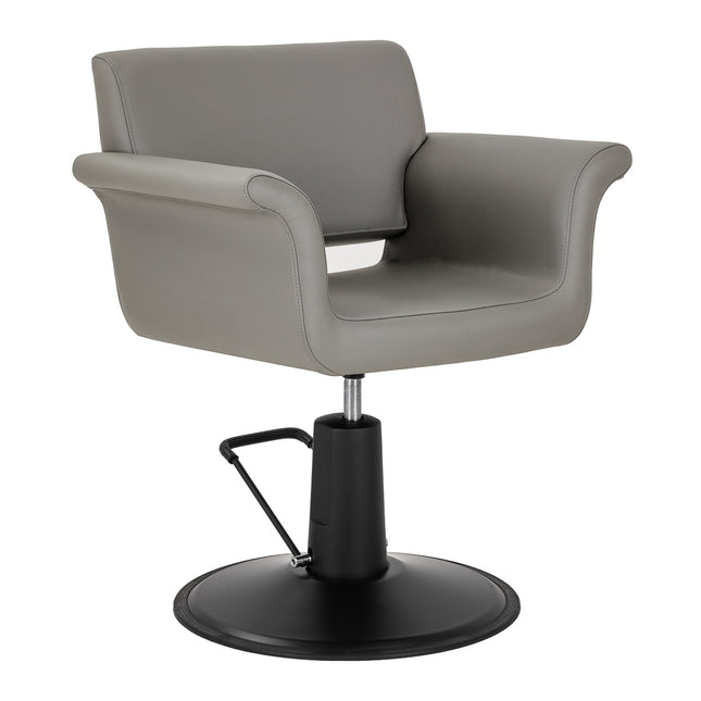 Friseurstuhl Gabbiano Lucca – Grau – Bild 1