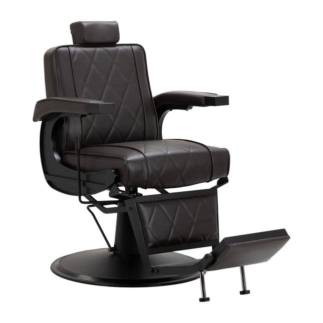 Fauteuil barbier Hair System BM88066B – brun – photo 1