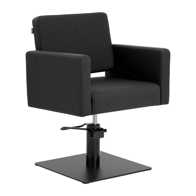 Fauteuil de barbier Gabbiano Vitoria noir