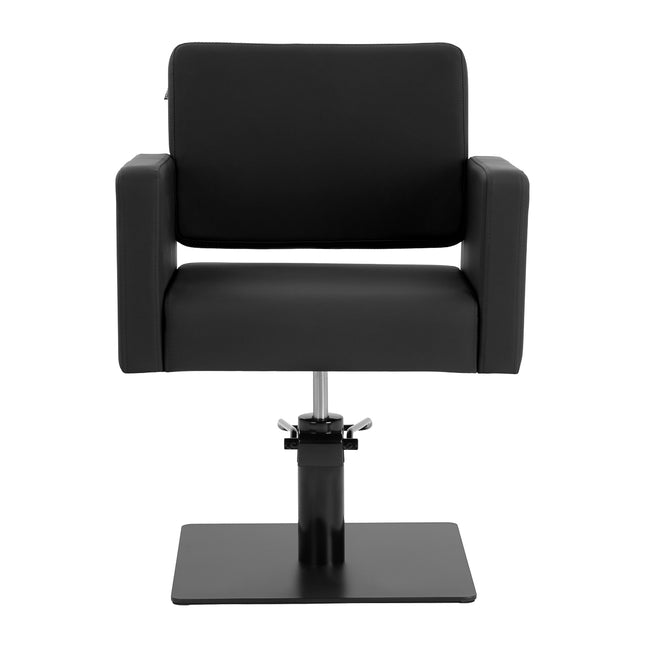 Fauteuil de barbier Gabbiano Vitoria noir