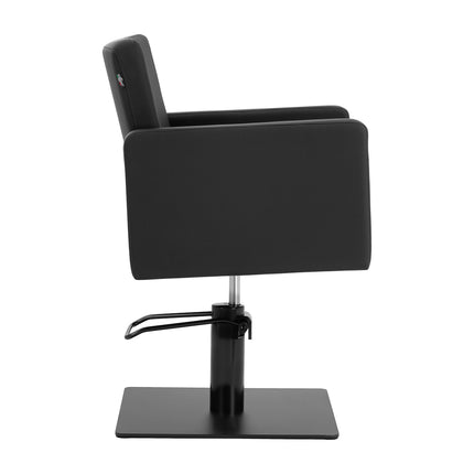 Fauteuil de barbier Gabbiano Vitoria noir