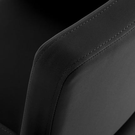 Fauteuil de barbier Gabbiano Vitoria noir