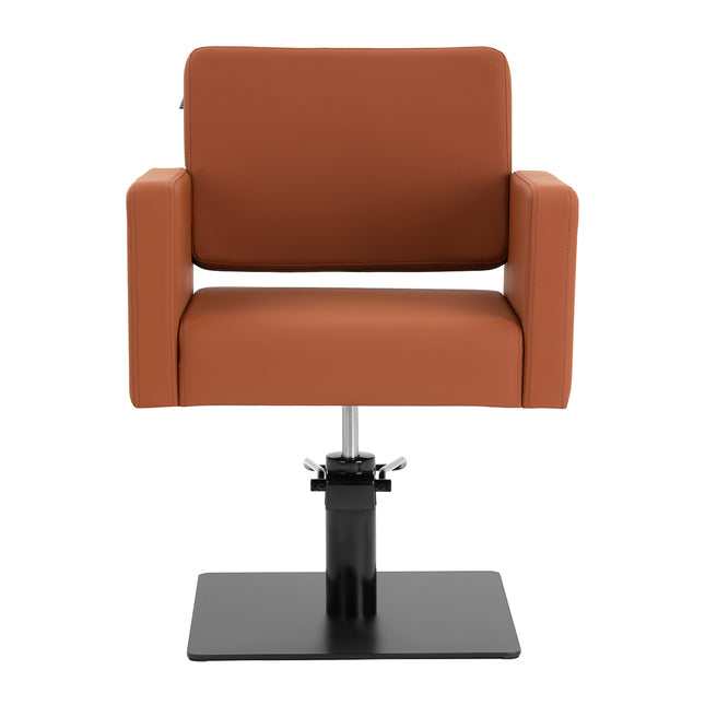 Fauteuil de barbier Gabbiano Vitoria marron