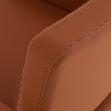 Fauteuil de barbier Gabbiano Vitoria marron