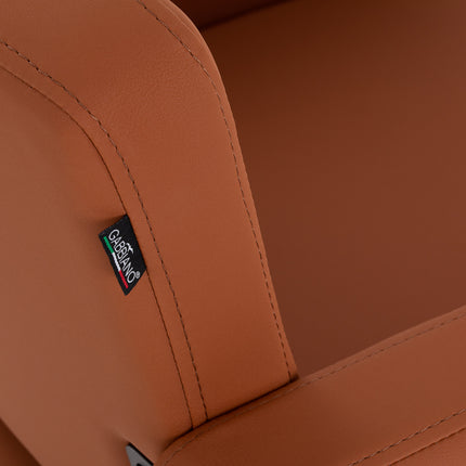 Fauteuil de barbier Gabbiano Vitoria marron