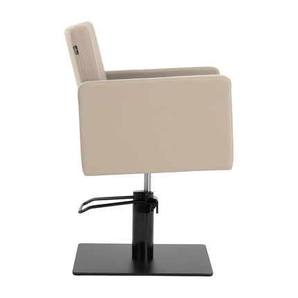 Gabbiano Vitoria kappersstoel grijs-beige