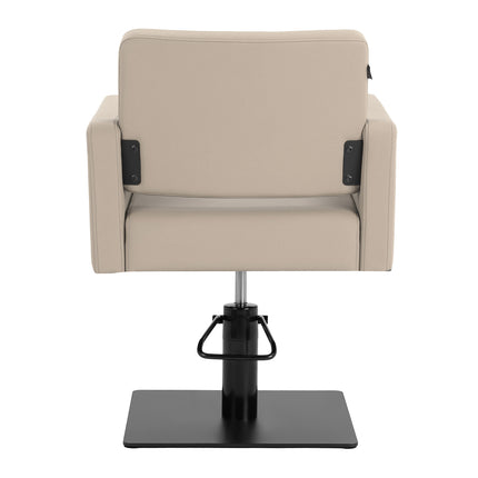 Gabbiano Vitoria kappersstoel grijs-beige
