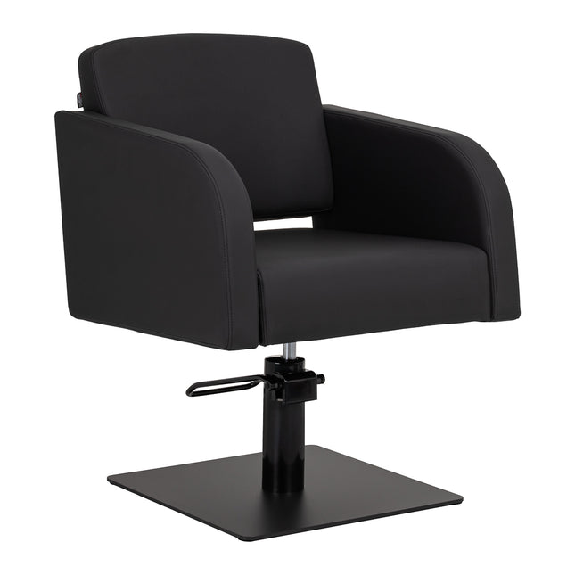 Friseurstuhl Gabbiano Elda – Schwarz – Bild 1