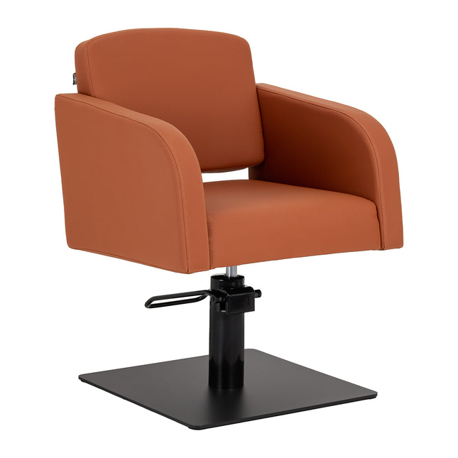 Friseurstuhl Gabbiano Elda – Braun – Bild 1
