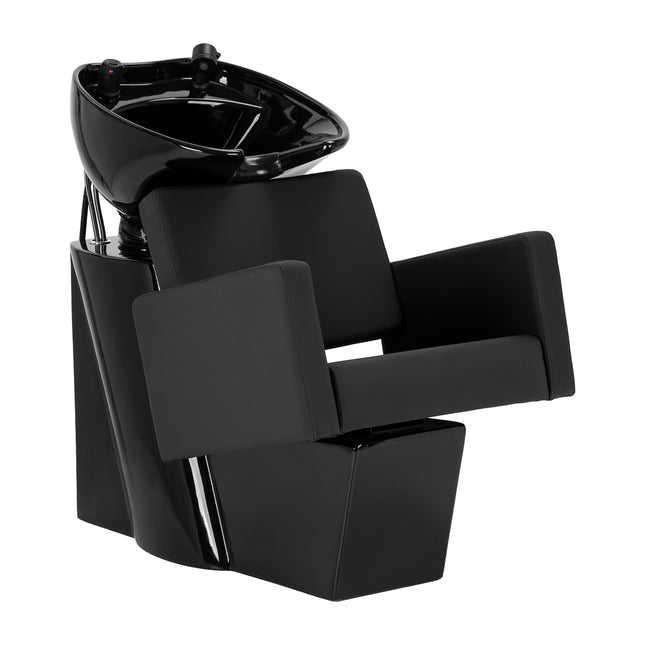 Unité de lavage de coiffure noire Gabbiano Vitoria 