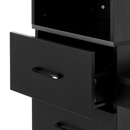 Gabbiano Totem Kappersconsole Zwart