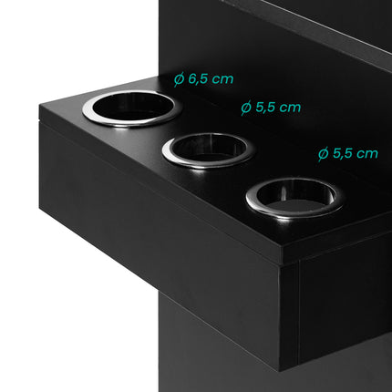 Gabbiano Totem Kappersconsole Zwart