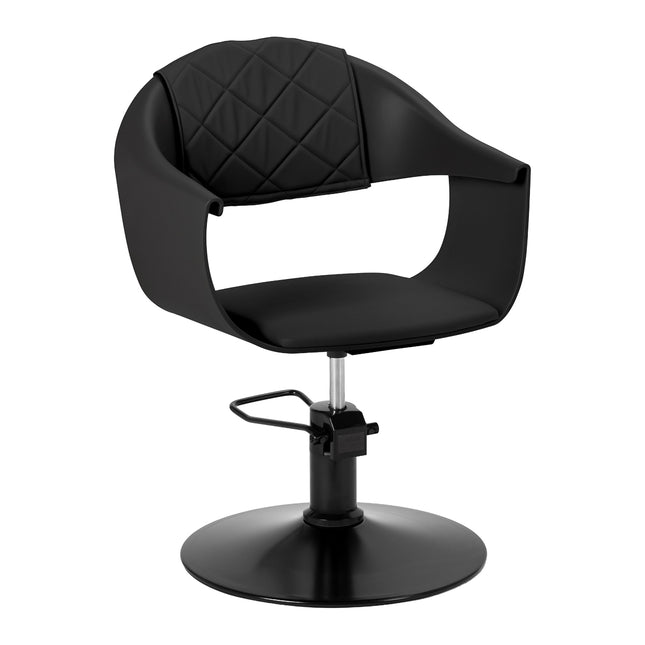 Kappersstoel Hair System Halo Noir – zwart – foto 1