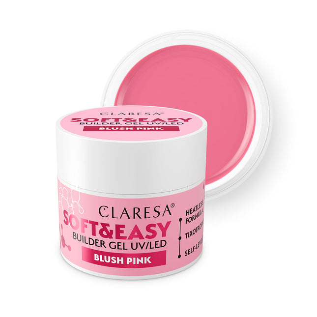 Gel de construction Claresa Soft&Easy Blush Pink 90 g – photo 1