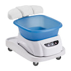 Azzurro shower tray met massager and wit trolley