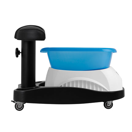 Azzurro shower tray met massager and wit trolley