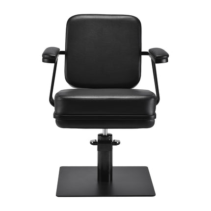 Fauteuil de barbier noir Gabbiano Madrid 